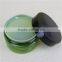 100ml 200ml plastic green face mask cream containers with black cap
