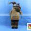 Natural Country Brown Standing Santa Claus Christmas Figure With Sled and Gift Bag