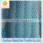 Special design polyester tricot blue 5#binoculus hole mesh fabric for home furnishing