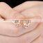 Fashion Jewelry Rose Gold Monkey Animal Shaped Earrings