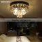 Small Glass Ceiling Light Round Black Ceiling Light Fixture MD83044