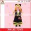 customize plastic girl doll wholesale plastic national girl doll lovely plastic toy