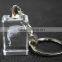 Good Sell High Quality Square Crystal Keychain With 3D Laser Engrave