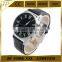 Luxury Black Roma Face Black Leather Water Men's Dress Watch roma