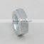 Blue white zinc Hexagon thin nuts DIN439