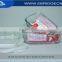 stalinite glass square shape glass bowl with plastic lid