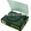 wholesale retro wooden turntables / vinyl records with cassette