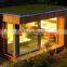 Prefab green garden house with eco-friendly materials