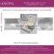 Trapezoidal jewelry box with mirror