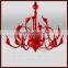 Passion red Swan chandelier lighting pendant lighting