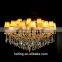 2014 Cyrstal table top chandelier centerpieces for weddings