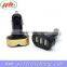 private label OEM logo private label 3 port usb charger 4.2A electric car charger                        
                                                                                Supplier's Choice