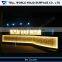 LED lighting restaurant bar counter top for sale