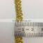 narrow gold thread braid bullion unilateral loop lace trim