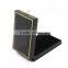 Black medal spring hinge packaging box with round head rivet for medals