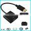 26cm Black Displayport Male to hdmi Female Adapter Cable