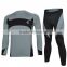2015 new design Grey Fleeces china custom men workout heated thermal underwear set KCY017