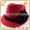 Winter style felt fedora hats cheap women red wool hat fedora for sale                        
                                                                                Supplier's Choice