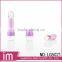 Sexy girl double side round plastic lip gloss container