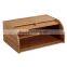 Natural bamboo design storage box kitchen bread storage box