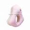 Plush Pink Lovely Foam Particle Nap Pillow for Students and Office Workers