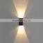 W-003027 CE approved modern led up down wall lamp,2*6w led wall decoration light