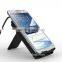 Customized logo 3 coil wireless charger qi standard wireless charger for blackberry