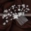 Beautiful Woman Hairwear Wedding Jewelry Bride Hair Comb Handmade Nice Accessories Fashion Crystal Flower Combs