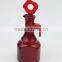 265ML COLORED OIL/VINEGAR GLASS BOTTLE WITH COLOUR TOP