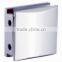 Square beveledge edge brace 0degree fixed Zinc alloy PSS/SSS glass door clamp Aluminum glass fitting Door hinge