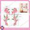 latest popular rose shape wallpaper sticker for home decoration