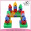 Plastic building preschool cheap kids play block toy