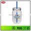 BPA Free ps plastic acrylic mason jar with lid and straw