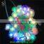 2016 unique color changing led snowball string light for wedding or party decoration