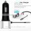 Car charger, single USB car charger with type C cable for iPhone 6s plus ,6s,5SE 5S,5C, Samsung