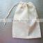 Wholesale price custom logo printing 8oz cotton drawstring reusable bag