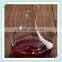 2016 new design gold rim decoration wine decanter home use glass wine decanter for sale