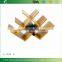 DT008/W Shape 8 Bottles Tabletop Bamboo Wooden Wine Rack