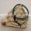 double wrap cheap leather bracelet with corss