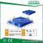 1600*1600 plastic pallet with 9 feet, single faced shipping plastic pallet