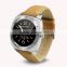 Popular android smart watch DM88 280MAH leather strap watch heart rate monitor watch tracker bluetooth