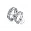 4-6MM Stainless steel pave setting round zircon ring fashion women ring wedding jewelry 6260481