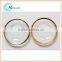 silver gold rimmed glass charger plate dinner plates