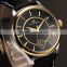KS Fashion Leather Band Automatic Mechanical Watch for Men