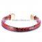 new products fashion jewelry python leather bracelets new products 316l s&s jewelry 2016 women bracelet
