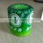 2rolls feeding plastic film aluminum foil laminated wine caps forming machine