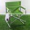 outdoor aluminum fishing chair metal folding chair with side table