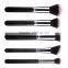 Hot sale professional private label 15pcs makeup brush set with zipper bag