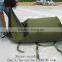 Folding oil bag for truck base or platform
