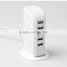 Desktop 5V 4A smart mobile phone usb fast charger with 1.5m cord